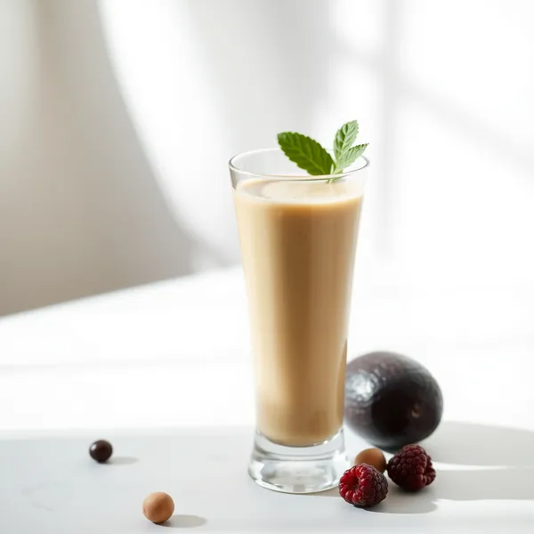 Cremiger Avocado-Haselnuss-Milchshake