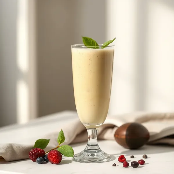 Batido Cremoso de Abacate e Leite de Cânhamo