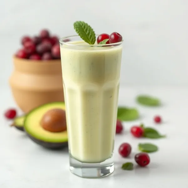 Cremiger Avocado-Kefir-Smoothie