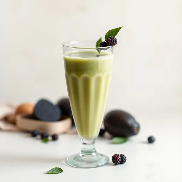 Smoothie Crémeux d'Avocat et de Matcha