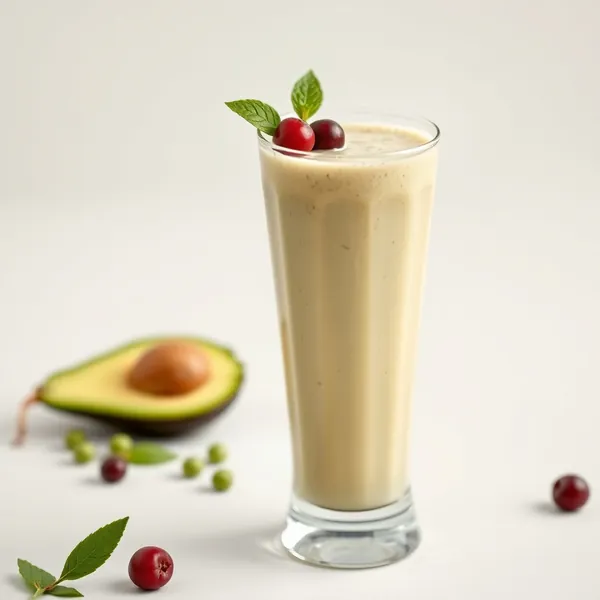 Creamy Avocado Pea Milk Smoothie
