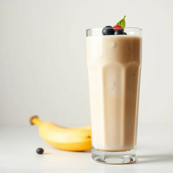 Smoothie Crémeux à la Banane et au Lait de Chanvre