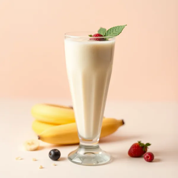 Cremiger Bananen-Reis-Milch-Smoothie