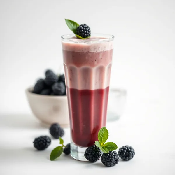 Smoothie Cremoso de Amora e Maçã