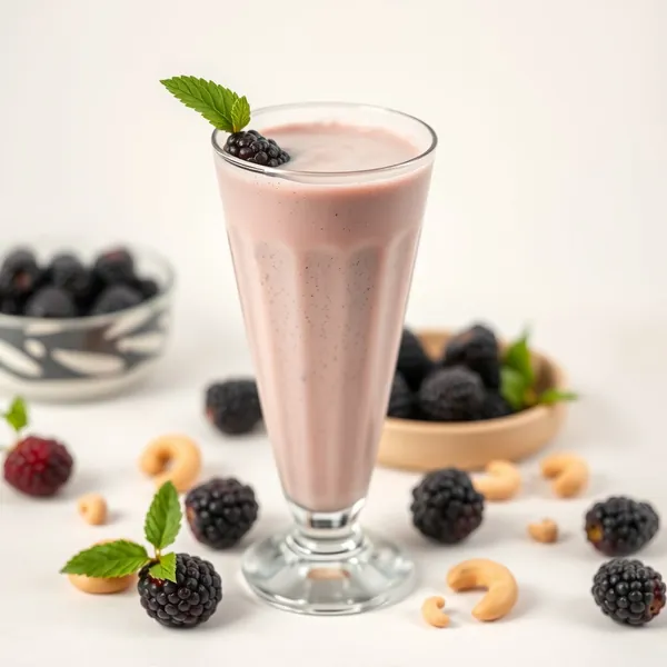 Smoothie Crémeux de Mûre et de Cajou