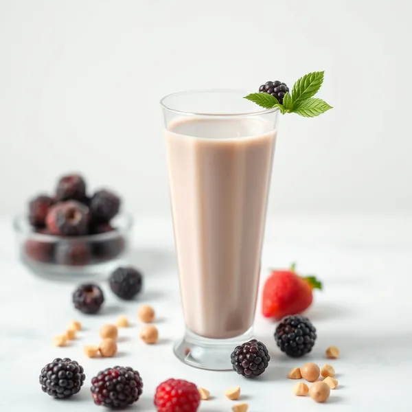 Smoothie Crémeux de Mûre et de Noisette