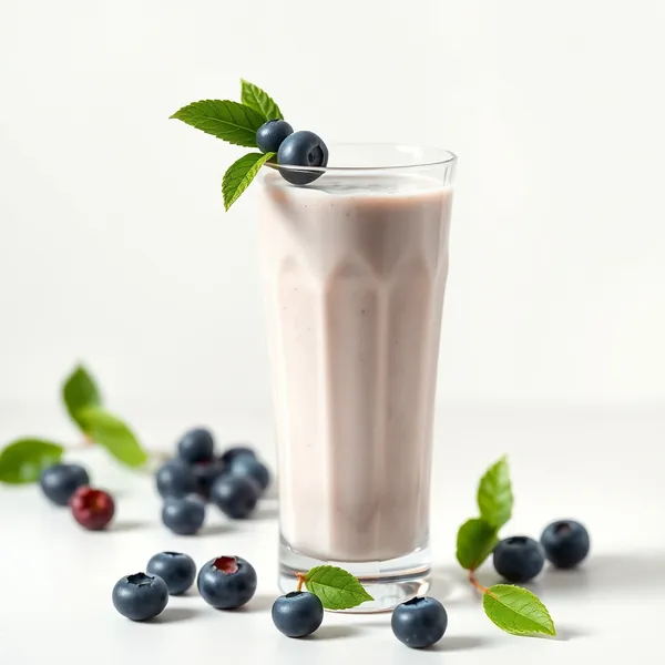 Creamy Blueberry Pea Milk Smoothie