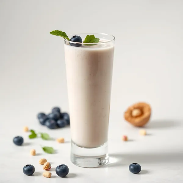 Batido Cremoso de Arándanos y Pistachos