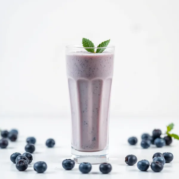 Smoothie Crémeux aux Myrtilles et Lait d'Épeautre