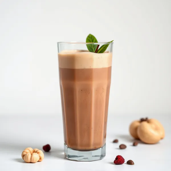 Smoothie Cremoso de Cacau e Leite de Castanha de Caju