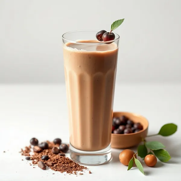 Creamy Cacao Powder Hazelnut Milk Smoothie