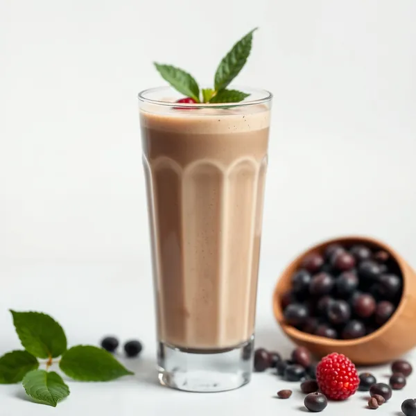 Smoothie Cremoso al Cacao e Latte di Piselli