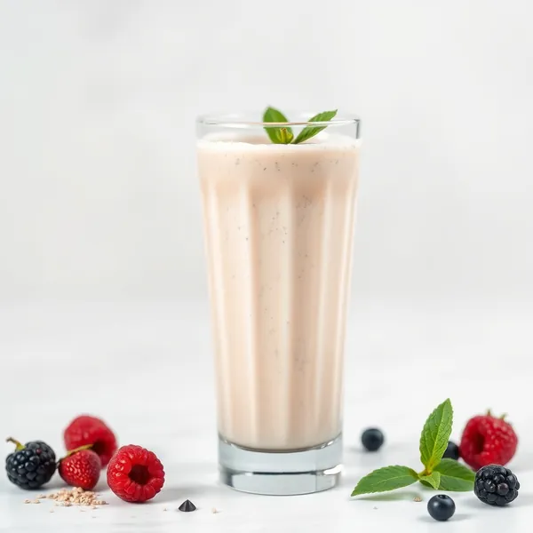 Cremiger Chia-Samen-Cashew-Milch-Smoothie