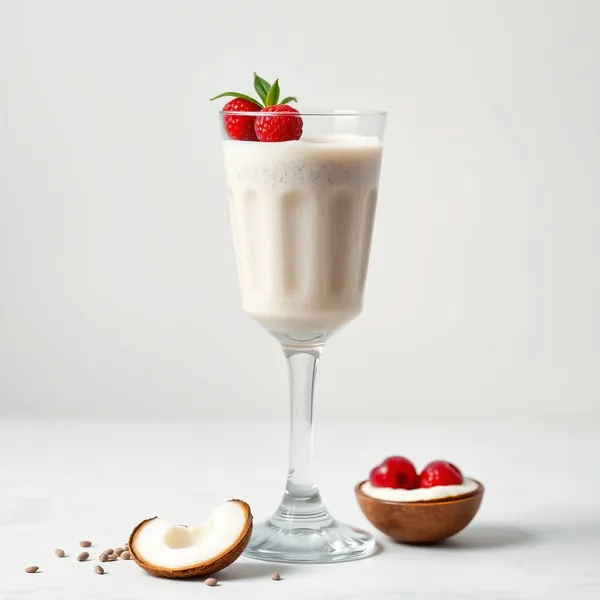 Smoothie Crémeux de Graines de Chia et Eau de Coco