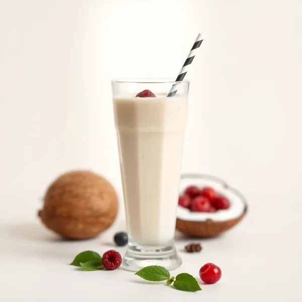 Smoothie Cremoso de Leite de Coco e Cannabis