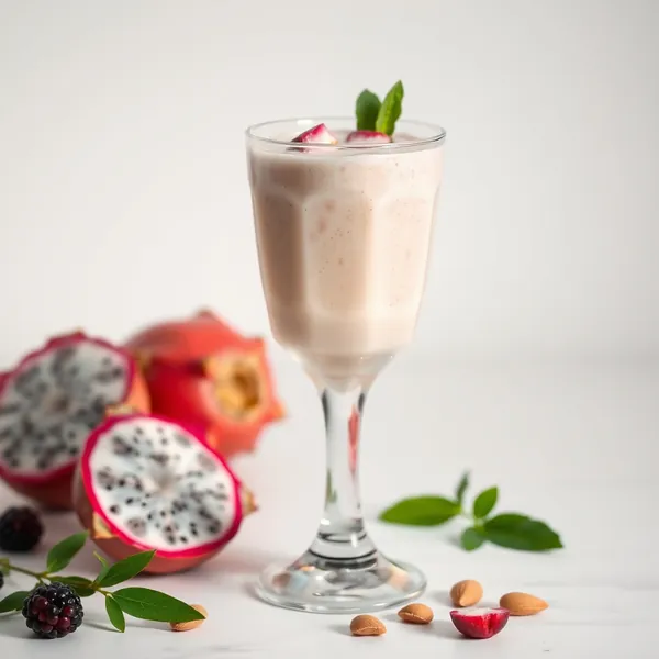 Creamy Dragonfruit Almond Coconut Milk Smoothie