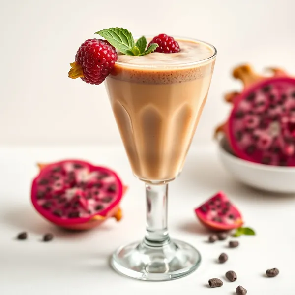 Creamy Dragonfruit Cold Brew Coffee Smoothie