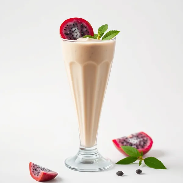 Cremiger Dragonfruit Hanfmilch Smoothie