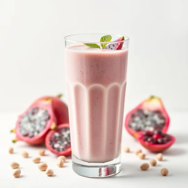 Frullato Cremoso di Frutta Drago e Pistacchio