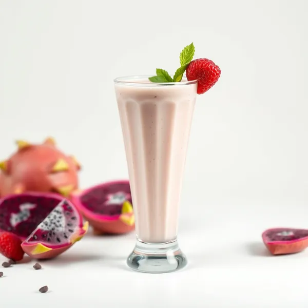 Creamy Dragonfruit Rice Milk Smoothie