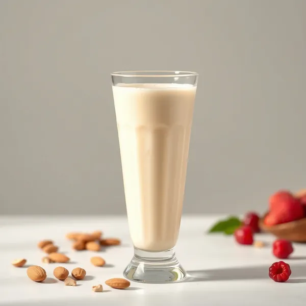 Smoothie Cremoso de Gengibre, Amêndoa e Leite de Coco