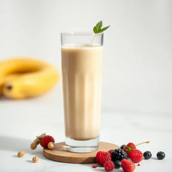 Creamy Ginger Spelt Milk Smoothie