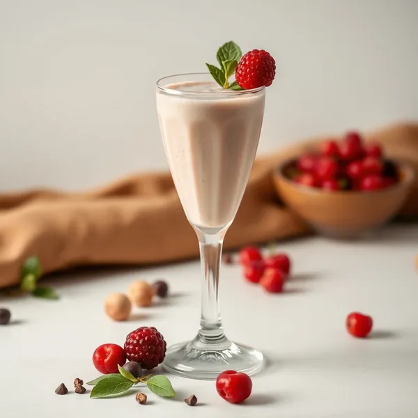 Cremiger Goji-Beeren-Hafermilch-Smoothie