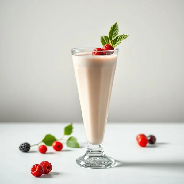 Creamy Goji Berry Kefir Milk Smoothie