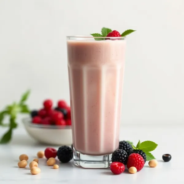 Batido Cremoso de Baya Goji y Leche de Macadamia