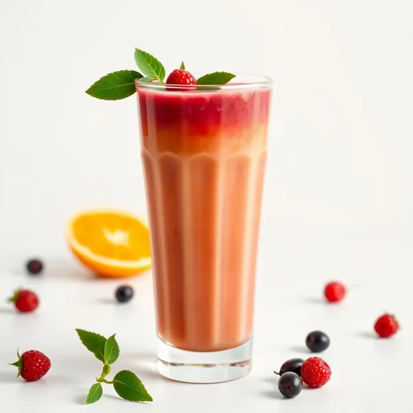 Cremiger Goji-Beeren-Orangen-Saft-Smoothie