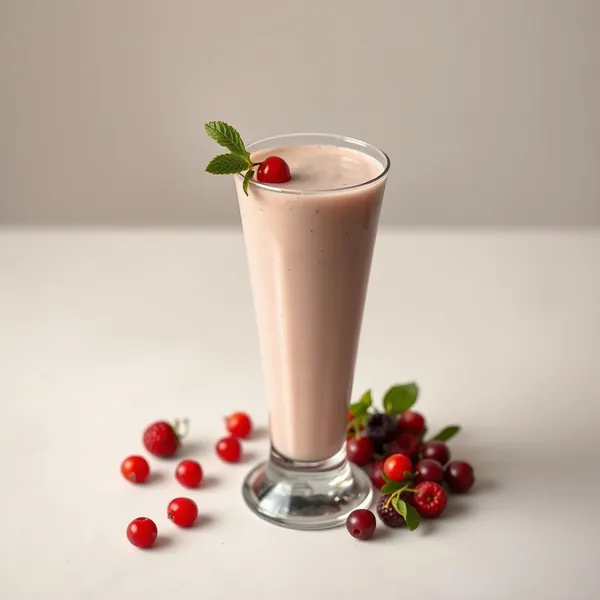 Frullato Cremoso alle Bacche Goji e Latte di Farro