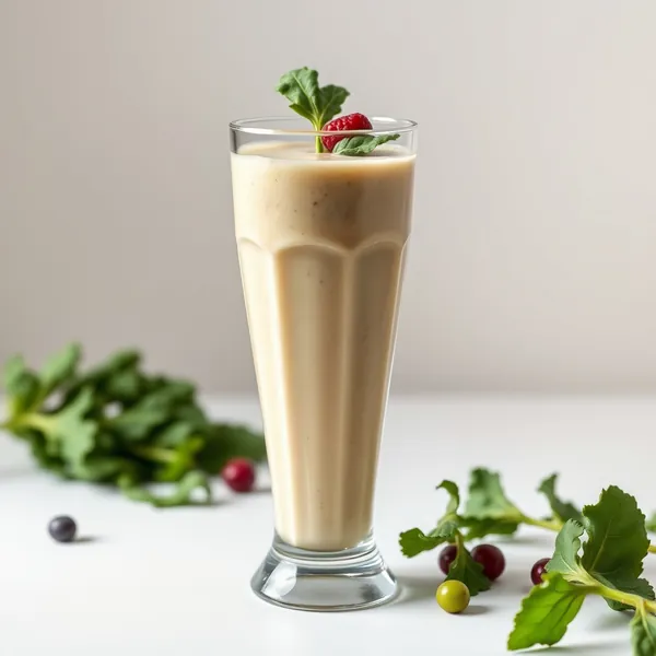 Creamy Kale Pea Milk Smoothie