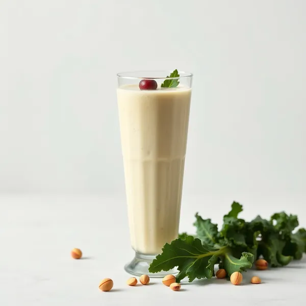Frullato Cremoso di Cavolo Riccio e Latte di Pistacchio
