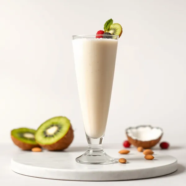 Creamy Kiwi Almond Coconut Milk Smoothie