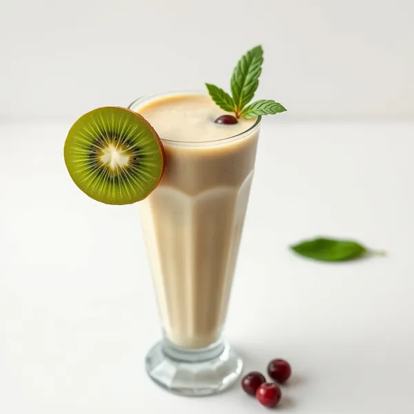 Cremiger Kiwi Hanfmilch Smoothie