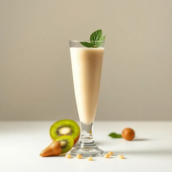 Frullato Cremoso di Kiwi e Latte di Macadamia
