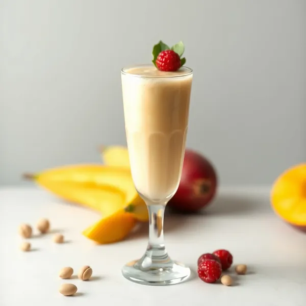 Smoothie Crémeux à la Mangue et au Lait de Macadamia