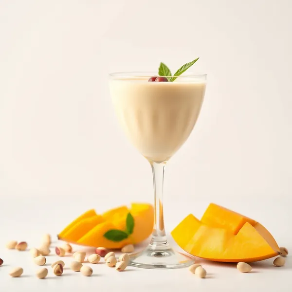 Frullato Cremoso di Mango e Pistacchio