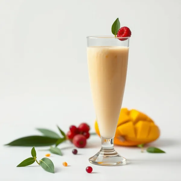 Cremiger Mango Reis Milch Smoothie
