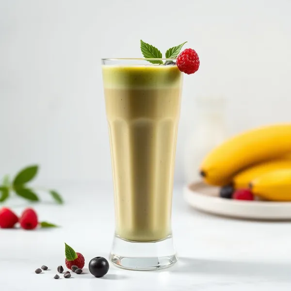 Creamy Matcha Cold Brew Coffee Smoothie