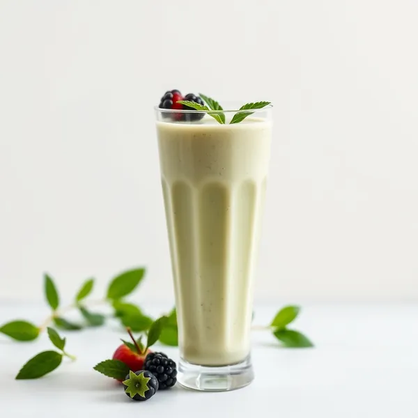 Cremiger Kefir Matcha Smoothie