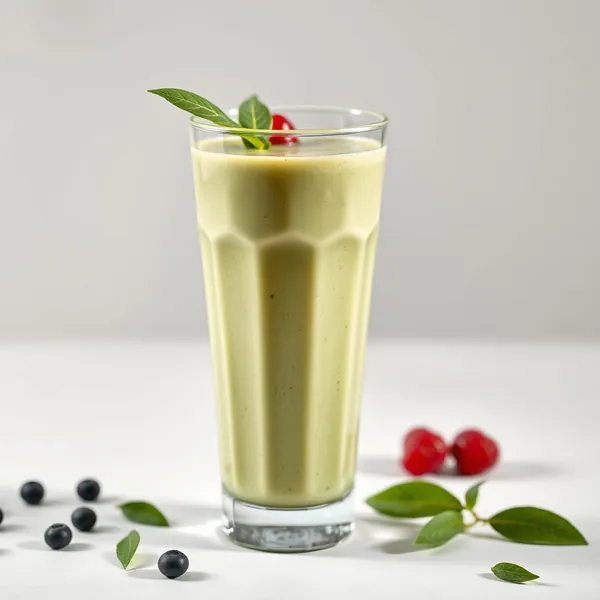 Creamy Matcha Rice Milk Smoothie