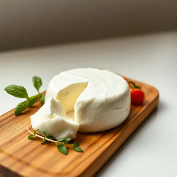 Cremiger Mozzarella Käse