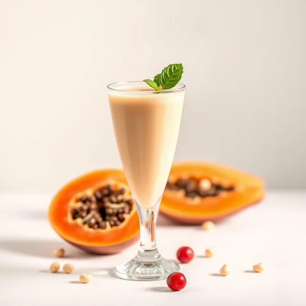 Smoothie Crémeux de Papaye et Lait de Macadamia