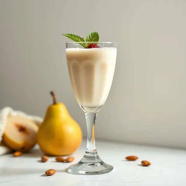 Smoothie Cremoso de Pera e Leite de Amêndoa