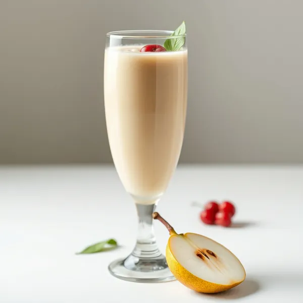Smoothie Cremoso de Pera e Leite de Caju