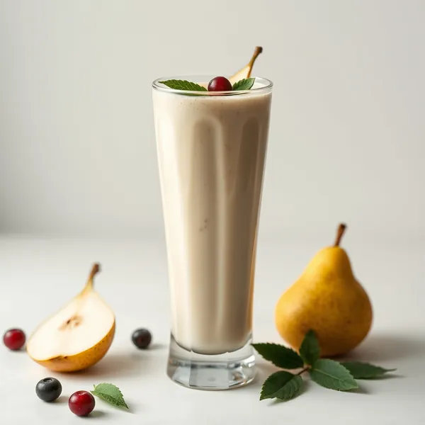 Cremiger Birnen-Hanfmilch-Smoothie