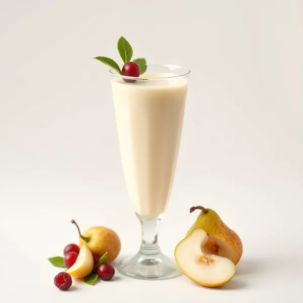 Creamy Pear Kefir Milk Smoothie