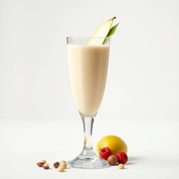 Smoothie Crémeux à la Poire et au Lait de Macadamia
