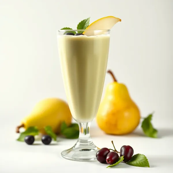 Smoothie Crémeux à la Poire et au Thé Matcha